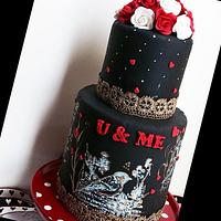 Pre wedding Vintage cake