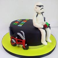 80's Themed Birthday cake