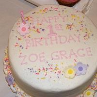 Seahorse cake for Zoes first birthday
