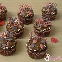 Chocolate Valentine Cupcakes ♥