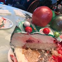 Christmas Mirror Cake 