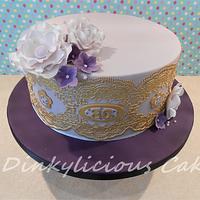 Regal 80th birthday cake