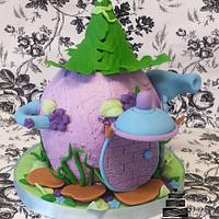 Fairy Teapot House SMASH Cake