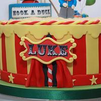 Fairground theme cake