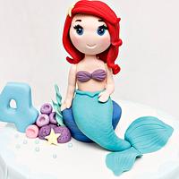 Ariel Mermaid Cake
