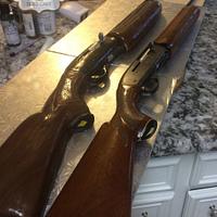 Groom's Hunting Rifle and Case