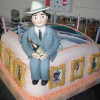 80's themed Dallas cake