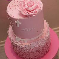 Cake for baby girl