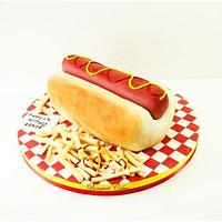 Hot dog Cake