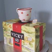 Yorkshire Tea box and Teacup