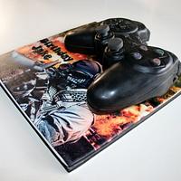 Play station controller cake