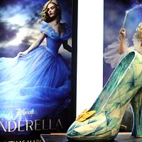 Disney Cinderella Glass Slipper 4ft Sculpted Cake