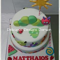 hungry caterpillar cake