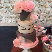Anthony and Laura's Wedding cake 