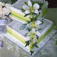 orchard wedding cake