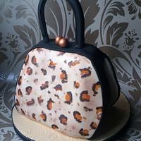 Vintage Leopard Print Handbag