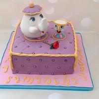 Mrs Potts and Chip (Beauty and the Beast) Birthday cake