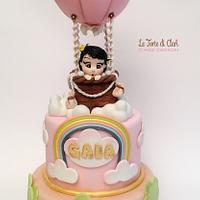 Hot-air balloon cake 