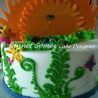 Spring and Summer Cake, Jannet Gòmez Cake Designer