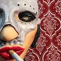 Sugar Skull Bakers Collaboration 2015 "Isabella" inspired by Brian Viveros' Art