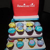 American Girl Cupcake Tower