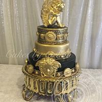 Versace cake