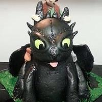 Hiccup and Toothless for my boys 6th