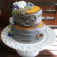 log wedding cake!