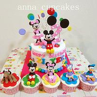 Minnie and Friends cake