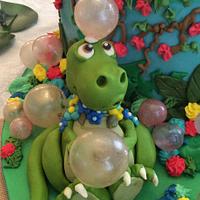 Baby Dinosaur  Baby Shower Cake