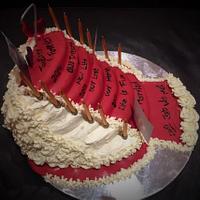 Staircase anniversary cake