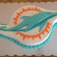 Miami Dolphins cake