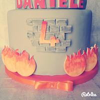 Sam the Fireman cake
