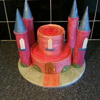 my first castle cake 