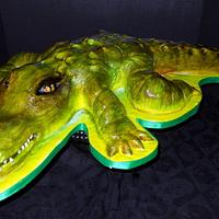Alligator cake