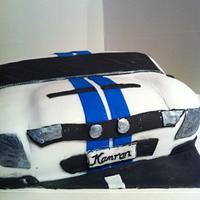 3D Mustang Car Cake 