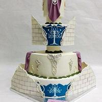  Wedding Cake Lord of the Rings, the Elves / Tarta de boda Señor de los anillos, los Elfos