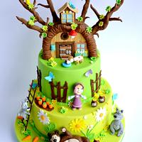 Masha and the bear cake Masha and the bear cake