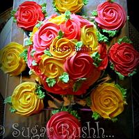 Rose Bouquet Cake