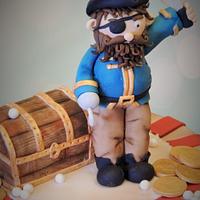 Pirate Farewell Cake