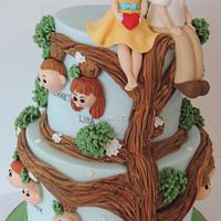 Family Tree Anniversary Cake