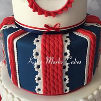 British themed cake