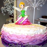 Tinkerbell with ombre frills 