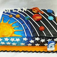 Solar System Cake 