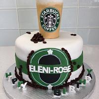 Starbucks Lover Birthday Cake