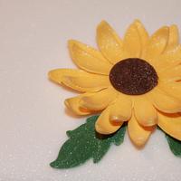 Sunflower Engagement Cake