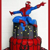 The Amazing Spiderman Cake ~
