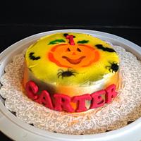 Halloween birthday cake