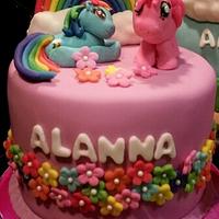 My little Pony Rainbow cake