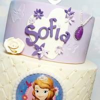 Sofia the first birthday cake for...Sofia!❤